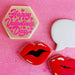 The Cookie Countess Stencil Happy Valentines Day Calligraphy Stencil