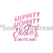The Cookie Countess Stencil Hippity Hoppity Easter Stencil
