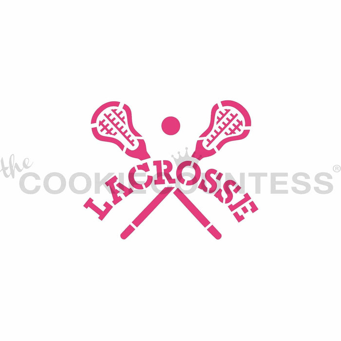 The Cookie Countess Stencil Lacrosse Stencil