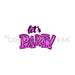 The Cookie Countess Stencil Let's Party 2 Piece Stencil