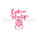The Cookie Countess Stencil Lookin' Sharp Stencil