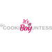 The Cookie Countess Stencil Macaron / Mini Stencil - It's a Boy