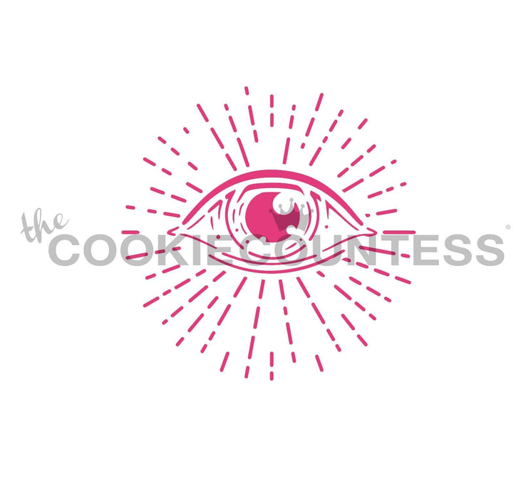 The Cookie Countess Stencil Magic Eye Stencil