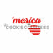 The Cookie Countess Stencil Merica Sunglasses 2 Piece Stencil