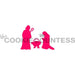 The Cookie Countess Stencil Nativity Silhouettes Stencil
