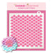 The Cookie Countess Stencil Scales Pattern Stencil
