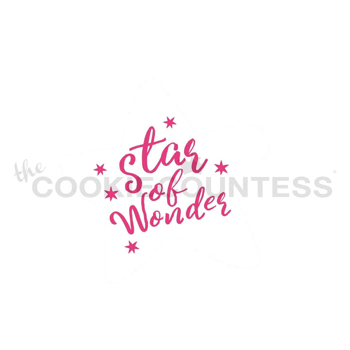 The Cookie Countess Stencil Star of Wonder Stencil