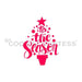 The Cookie Countess Stencil Tis the Season in Tree Stencil - Drawn by Krista