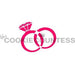 The Cookie Countess Stencil Wedding Rings Stencil