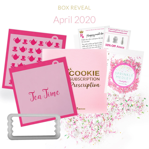 The Cookie Countess Subscription Box April 2020 Cookie Subscription Prescription Box