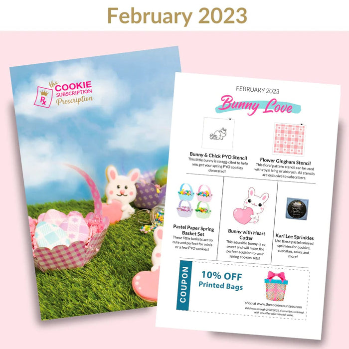 The Cookie Countess Subscription Box February 2023 Subscription Box
