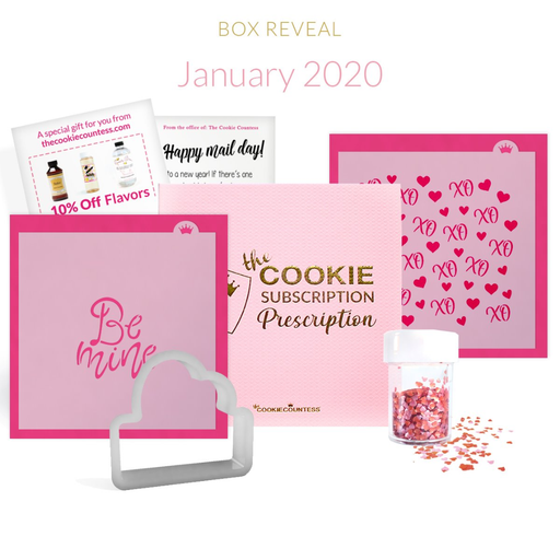 The Cookie Countess Subscription Box January 2020 Cookie Subscription Prescription Box