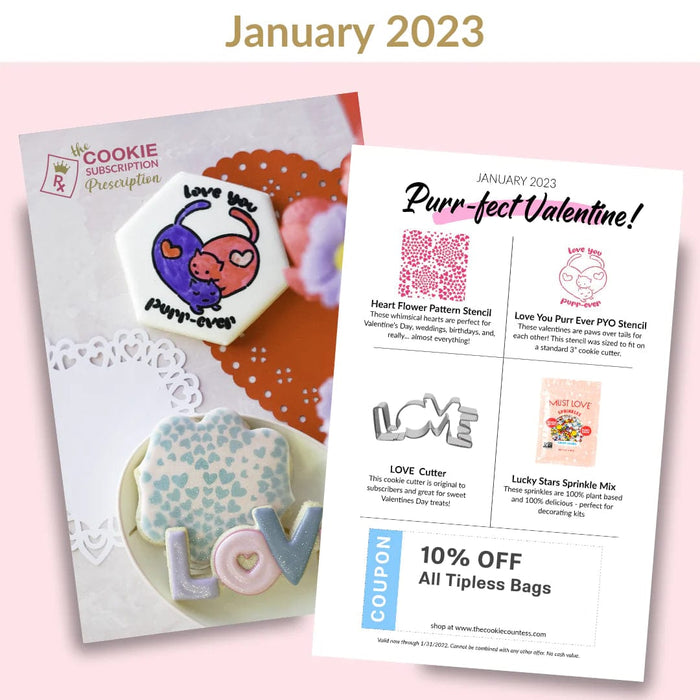 The Cookie Countess Subscription Box January 2023 Subscription Box