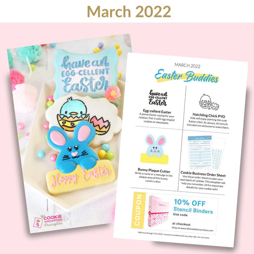 The Cookie Countess Subscription Box March 2022 Subscription Box