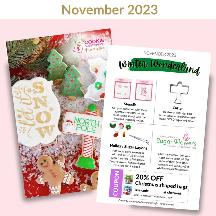 The Cookie Countess Subscription Box November 2023 Subscription Box