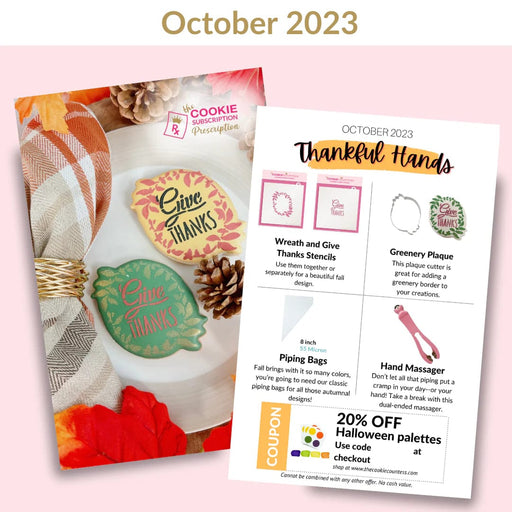 The Cookie Countess Subscription Box October 2023 Subscription Box
