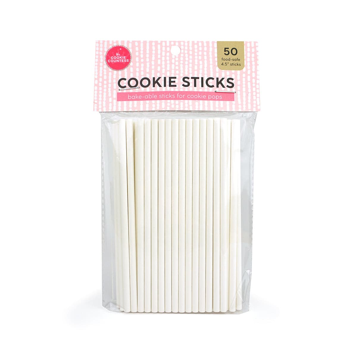 Cookie Pop Sticks, Pack of 50