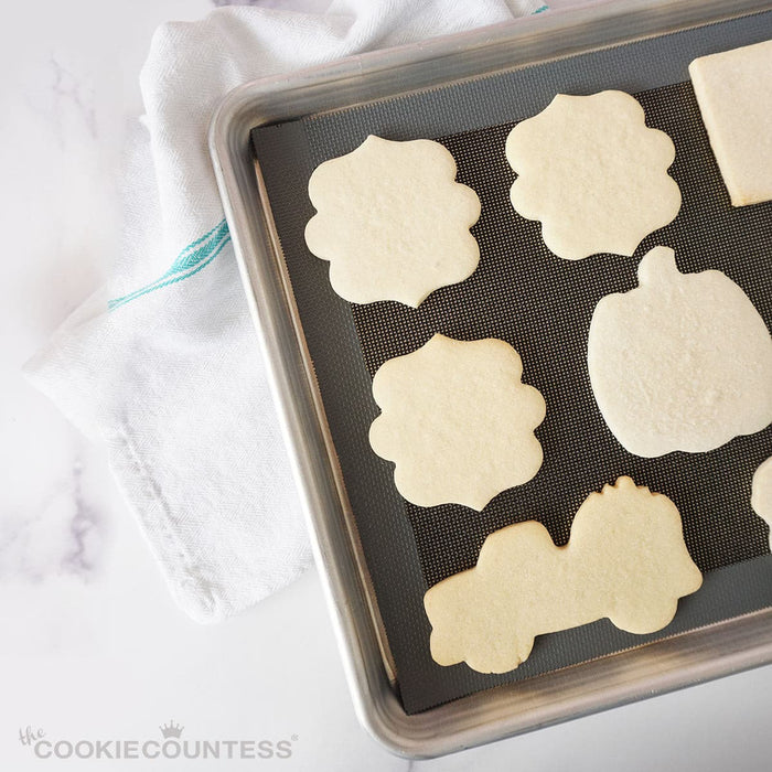 Perfect Cookie Baking Set w/ 2 Silicone Mats and Press - Alex by Dash