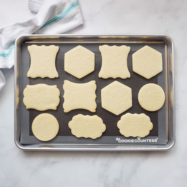 Textured Silicone Mat  Silicone Cookie Mat - bakeartstencils