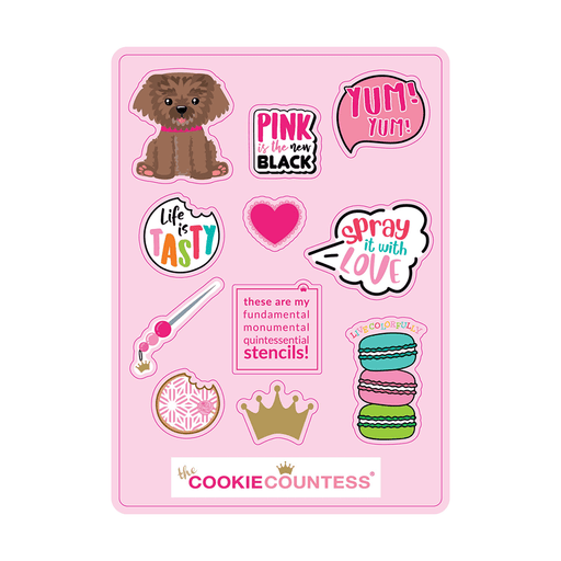 The Cookie Countess Swag Cookie Countess Sticker Sheet