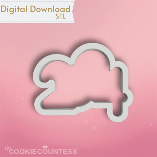 Thin Numbers 2024 Cookie Cutter STL - The Cookie Countess