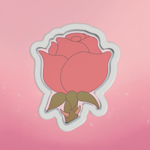 Thorny Rose Cookie Cutter - The Cookie Countess
