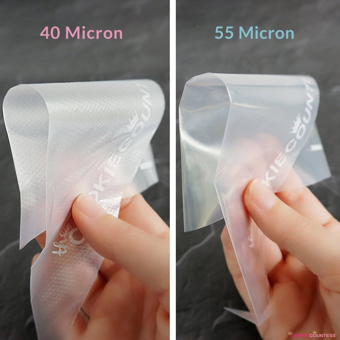 Tipless Piping Bags Disposable Precision Icing Bags for Cookies