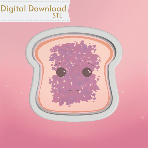 Toast Cookie Cutter STL - The Cookie Countess