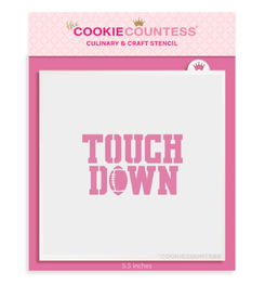 Touchdown Block font - The Cookie Countess