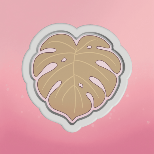 Tropical Leaf Cookie Cutter - The Cookie Countess