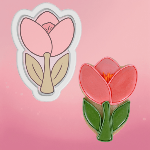 Tulip Cookie Cutter - The Cookie Countess