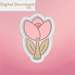Tulip Cookie Cutter STL - The Cookie Countess