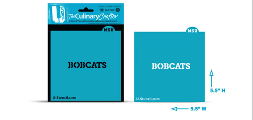 U Stencil Stencil College Stencil - Montana State Bobcats