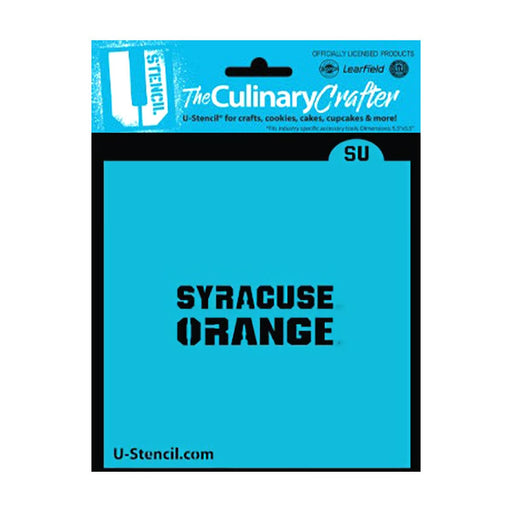 U Stencil Stencil College Stencil - Syracuse Orange