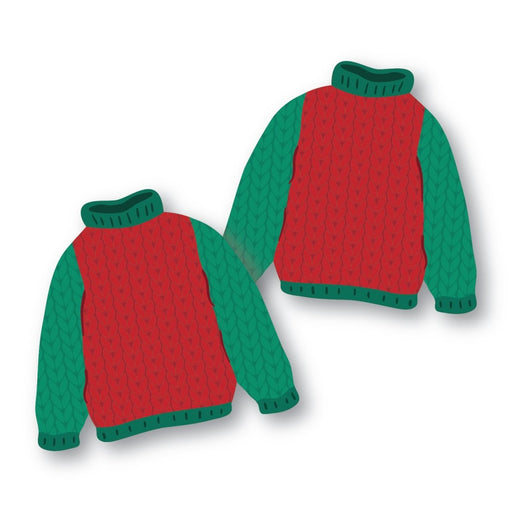 Ugly Sweater Backer with Round Capsules - Pack of 25 - The Cookie Countess