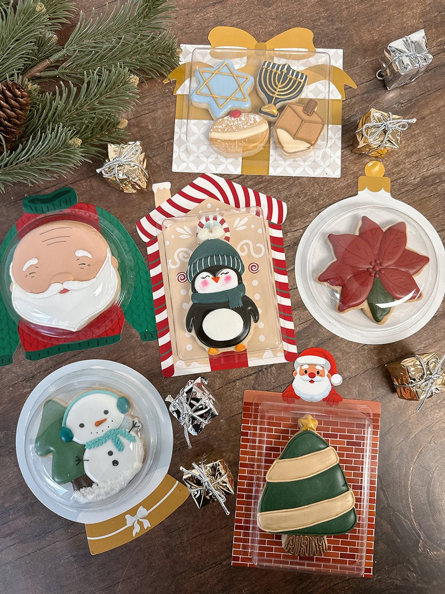 Ugly Sweater Backer with Round Capsules - Pack of 25 - The Cookie Countess