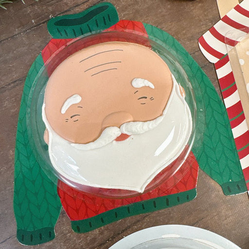 Ugly Sweater Backer with Round Capsules - Pack of 25 - The Cookie Countess