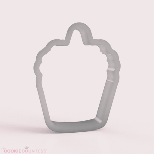 Unicorn Cupcake - Cookie Cutter - The Cookie Countess