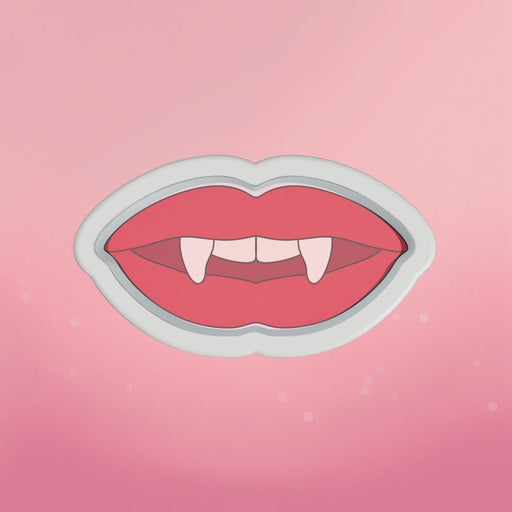 Vampire Mouth Cookie Cutter - The Cookie Countess