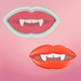 Vampire Mouth Cookie Cutter - The Cookie Countess