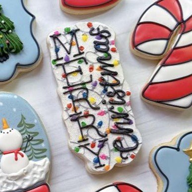 Vertical Merry Cookie Cutter - The Cookie Countess
