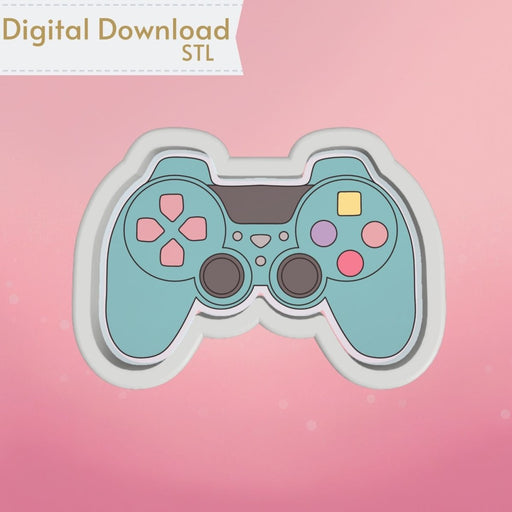 Video Game Controller Cookie Cutter STL - The Cookie Countess