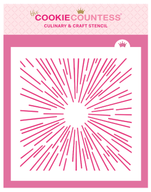 Warp Speed Stencil - The Cookie Countess