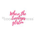 Where the Treetops Glisten Stencil - The Cookie Countess