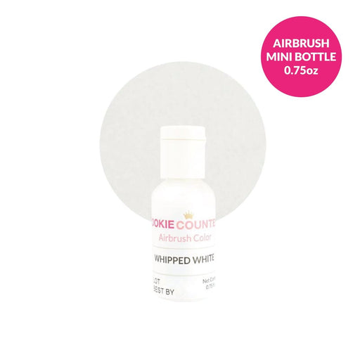 Whipped White edible airbrush color 0.75oz - MINI SIZE - The Cookie Countess