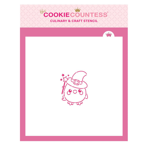 Wizard Chick Stencil - The Cookie Countess