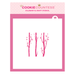 Woodland trees Stencil - The Cookie Countess